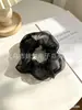 Venda direta do fabricante: Scrunchie de margarida em organza, Scrunchie de intestino de porco coreano, Elástico de cabelo, Faixa de cabelo, Anel de cabelo