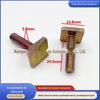 Parafuso de cabeça quadrada M6x25 / parafuso tipo T / parafuso quadrado / parafuso de cabeça chata quadrada não padrão / parafuso tipo T