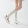 Calcetines de Red Huecos Finos Estilo Ballet de Doble Costura con Pie para Hacer las Piernas Más Delgadas, Calcetines Finos Elegantes para Pantorrilla para Mujer, Calcetines Slouch de Moda