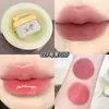 Crema Labial de Doble Uso Gege Bear Terciopelo Brillante Mate con Acabado Espejo Brillo Acuoso y Acabado Mate, Lodo Labial Antiadherente y de Larga Duración