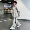Conjunto de Chaqueta de Primavera y Otoño para Niños, Nuevo Estilo Coreano Elegante Conjunto Deportivo de Dos Piezas para Niños, Ropa Genial para Niños Mayores