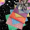 Papel perlado, papel con purpurina láser, papel con purpurina, corte de papel hecho a mano, origami, grullas de papel, materiales de papel de colores DIY en forma de corazón