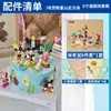 Decoração de Bolo Ornaments Mickey e Minnie Desenho Animado Pato Donald Mickey Mouse Festa de Aniversário Infantil Bebê Plug-in para Assar