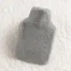 Bolsa de agua caliente de peluche linda de PVC para llenar de agua, doble bolsa de agua caliente para manos, tesoro cálido, tesoro para calentar manos, bolsa para calentar el vientre, compresa caliente para el vientre