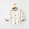Camisetas para bebé de algodón puro clase A casual primavera y otoño nuevas básicas ropa de otoño niños y niñas ropa de bebé ropa infantil Anyang