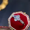 Anillo de Plata de Ley S925 Incrustado con Piedra Lunar Azul Natural Anillo para Mujer Apertura Ajustable Cruz Extranjera Venta al por Mayor Transfronteriza