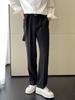 Calça Social Napolitana Estilo Italiano Masculina Ins Superior Calças oversize Caimento Drapê Calça Social Marrom