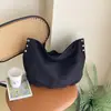 Bolso grande de color liso, estilo relajado y casual para mujer, nuevo modelo 2026, bolso de hombro de alta apariencia, bolsa de mano casual para el día a día