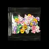 Pacote de 2g de Grânulos de Argila Macia, Grânulos de Açúcar, Slime Floco de Neve, Acessórios Enchimento de Lama de Cristal, Contas Coloridas, Acessórios para Chaveiro
