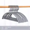Perchas sin Costuras de Hombro Ancho, Perchas de Plástico Gruesas Antideslizantes para Uso Doméstico, Perchas para Ropa y Pantalones de Adulto, Perchas para Estudiantes de Dormitorio