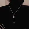 Corrente de Suéter Moda Versátil Super Fada Corrente Fina Simples Luxo Leve High-End Corrente de Clavícula Presente de Aniversário para Namorada