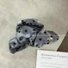Presilha de Cabelo Estilo Coreano com Pérolas, Ondas, Bolinhas e Nuvens para Mulheres, Grampo Elegante para Coques na Parte de Trás da Cabeça, Prendedor de Tubarão Exquisito de Alta Qualidade