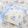 Manta Toalha de Banho para Bebê, Algodão Classe A, Gaze de Seis Camadas, Estampa de Desenho Animado, Manta Absorvente Ampliada para Recém-Nascidos e Crianças, Algodão Puro Classe A