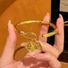 Venta caliente nuevo brazalete de la suerte auspicioso estilo chino listado palabra de la suerte auspiciosa brazalete de la suerte auspicioso nicho diseño retro