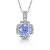 Tiktok Xiaohongshu En Vivo Más Vendido Octagonal Corte Rosa Piedra Preciosa de Color Diamante de Alto Quilate Moda Transfronteriza Europea y Americana Joyería