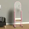 Espejo de cuerpo entero, espejo de pie estilo europeo, espejo de tocador simple para dormitorio en casa, tienda de ropa, espejo de probador para dormitorio de estudiante, espejo de pared