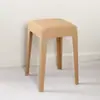 Banco de Plástico con Superficie Suave de PU, Apilable, Adecuado para Salones de Belleza, Manicura, Cambiarse de Zapatos, Uso Doméstico, Restaurante, Hacer Fila y Esperar Comidas
