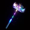 Barra Luminosa de Mano Accesorios de Ambiente Feliz Cumpleaños Arreglo de Ambiente Luminoso Aro para el Pelo con Purpurina para Niños y Niñas