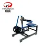 Aparelho de musculação para panturrilha sentado, grande, para exercícios de força e condicionamento físico, personalizável.