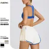 Nuevos Minishorts de Yoga Plisados Transfronterizos para Mujer de Cintura Alta Ligeros Transpirables de Secado Rápido para Fitness Correr Deportes al Aire Libre