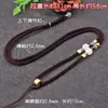 Cordón de Hilo Tejido a Mano de Alto Gama para Colgante de Jade Hetian, Cordón para Colgar en el Cuello con Cuentas Doradas Estilo Antiguo para Colgantes de Jade DIY