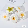 Acessórios de Camélia de Orvalho Artificial Transfronteiriços Flores de Seda Artesanais DIY Decoração de Casamento com Gotas de Orvalho Materiais de Flores com Flores