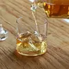 Copo Criativo para Café Cold Brew com Vista para Montanha Nova Chinoiserie Casa de Chá Garrafa de Vidro Garrafa de Vinho Bandeja Pequena para Taças de Vinho Conjunto Recipiente para Reembalagem