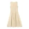 [Oferta Especial, Sin Devoluciones ni Cambios] Precio Original 186, Vestido sin Mangas con Lazos Simple y Elegante para Mujer, Verano 258729