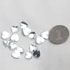 Costura Manual DIY Pedraria Irregular Acrílica com Fundo Plano Conjunto de Pedrarias para Vestido de Noiva Feito à Mão com Furo