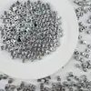 Cuentas cuadradas de letras inglesas de 6*6 mm acrílico plateado más cuentas negras cuentas sueltas cuentas hechas a mano accesorios de joyería DIY
