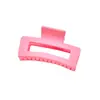 Nuevo Clip para el Cabello Simple de Color Frosted Clip de Cabello de Gama Alta para Mujeres con Cabello Semi-Recogido en la Parte Posterior de la Cabeza Pinza de Tiburón Venta al por Mayor