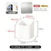 Estante de almacenamiento de pared lateral para refrigerador, colocado detrás de la puerta de entrada, para guardar film transparente y suministros de cocina; caja de almacenamiento magnética de pared