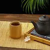 Proveedores de Tazas de Té de Bambú Suministran Nuevos Modelos de Tazas de Bambú para el Hogar, Tazas de Té de Tubo de Bambú Estilo Chino y Copas de Vino de Bambú que Pueden Ser Impresas con Logos