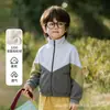 Chamarra de Felpa para Niños 2026 Estilo Nuevo Ropa Infantil Bloques de Color Casual Ropa de Bebé Tops Infantiles Ropa Cálida para Niñas