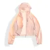 Ropa de Protección Solar para Mujer, Ligera para Exteriores con Protección Solar UPF50+, Estilo Corto, Seda de Hielo, Ligera, Transpirable, Chaqueta de Protección Solar para Mujer
