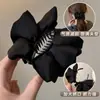 Novo Presilha de Cabelo Plissada Nuvem Preta 2026 para Mulheres, Design de Nicho com Toque de Luxo, Presilha de Garra Fashion, Acessório de Cabelo Versátil