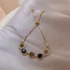 Pulsera de Cristal de Zircón de Color Dopamina 2026, Estilo de Lujo Ligero de Nicho de Gama Alta, Accesorio de Mano Versátil y Elegante