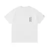 Marca de moda Ch Cro Comercio transfronterizo Auténtica Mismo estilo Bolsillo Trasero Estampado de Letras Sánscritas Camiseta de Manga Corta para Hombre