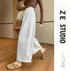 Calça Balloon Casual Cinza para Mulheres, Nova Primavera/Verão 2026 Fina de Cintura Alta Fluida Cropped Jogger Esportivo