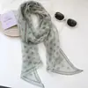 Banda para el cuello y el cabello nuevo estilo pañuelo de cuello bufanda de seda bufanda para mujer estilo francés coreano colección de atado de accesorios de cien diagonales lunares combinación de textura