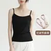 Camisola básica de modal feminina para usar por dentro e por fora verão fina cor sólida preta top de base costas bonitas feminina
