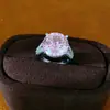 Anillo abierto redondo geométrico de circonita, estilo nicho de alta gama, estilo europeo y americano, joyería de moda única y exagerada al por mayor