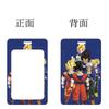 Capa de cartão de PVC de desenho animado Dragon Ball, bolsa para cartão de refeição estudantil no campus, cordão longo, capa de cartão IC para controle de acesso de ônibus e metrô, fábrica IC