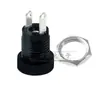 DC-022B Enchufe de Alimentación Hembra de Dos Pines para Todas las Temperaturas con Tuerca para Montaje en Panel Agujero 5.5*2.1 2.5