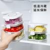 Cebolinha Caixa de Arrumação Fresca Cozinha Cebolinha e Gengibre Armazenamento Caixa de Alimentos Empilháveis Caixa de Armazenamento Refrigerada Caixa de Armazenamento