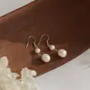 2024 Nuevos Pendientes Largos Geométricos Colgantes de Amazon Transfronterizos Pendientes de Boda Pendientes de Banquete de Compromiso Dorados