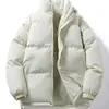 5 ColoresAlgodón de Buena Calidad Chaqueta para Hombre Cuello Alto Chaqueta de Algodón para Hombre Color Sólido Chaqueta de Algodón para Hombre Ropa de Abrigo Otoño e Invierno Estilo Pareja Casual