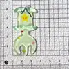 Núcleo de Manzana Transparente Gato Tenedor Acrílico DIY Pasador Funda de Teléfono Zapato de Madera Parche de Flor Materiales para Manualidades
