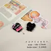 Gatito Lindo con Falda Dibujo Animado Cuentas Sueltas Accesorios de Aleación Material Creativo Colgante Cadena para Celular Joyería DIY Niña