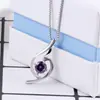 Nuevo Collar Versátil con Forma de Corazón Hueso de Serpiente Circonita Estilo Coreano Chapado en Platino Collar para Mujer Joyería de Moda
